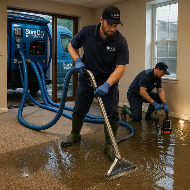 Water Extraction and Removal process in Lomas, PR
